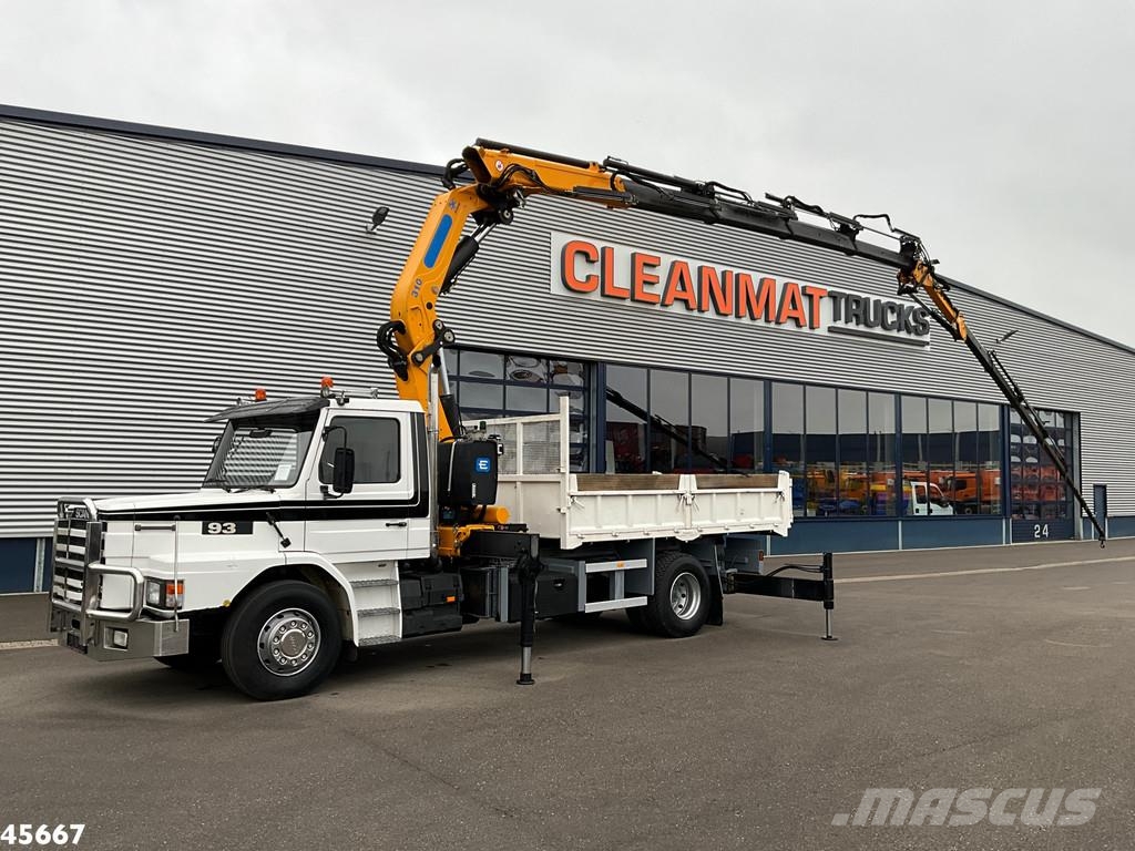 Scania T 93 4x2 Kipper met 31 Tonmeter laadkraan (bj 2005 Sora- ja kippiautot