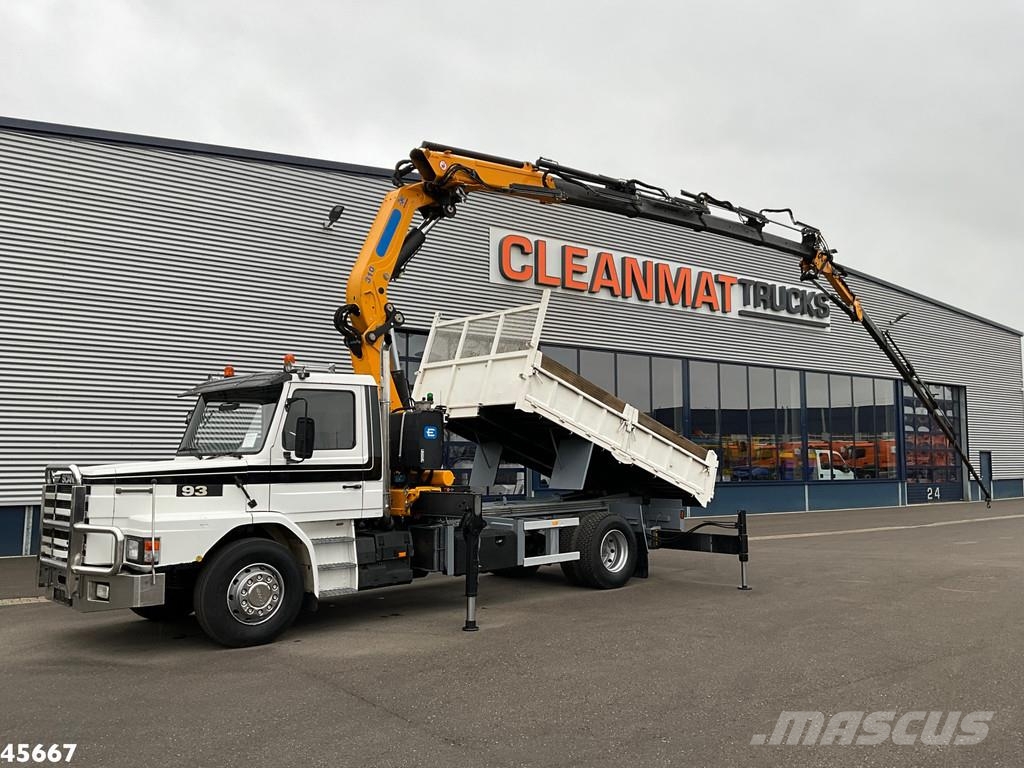 Scania T 93 4x2 Kipper met 31 Tonmeter laadkraan (bj 2005 Sora- ja kippiautot