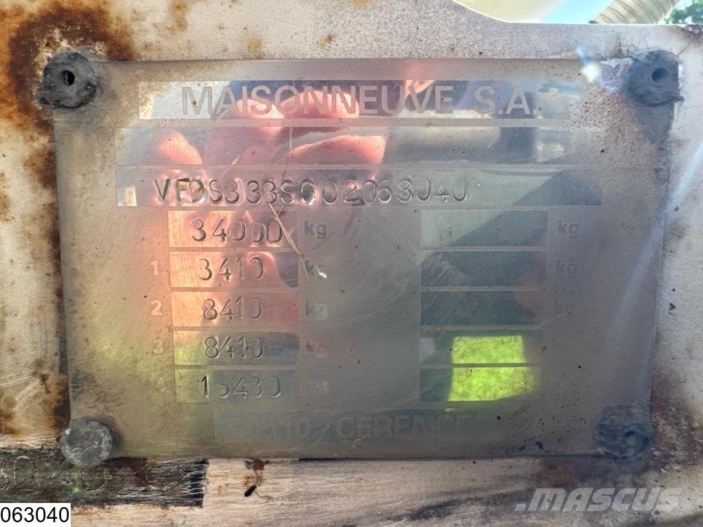 Maisonneuve gas 50.028 Liter, LPG GPL gas tank, Gaz, 1 Compart Tankopleggers