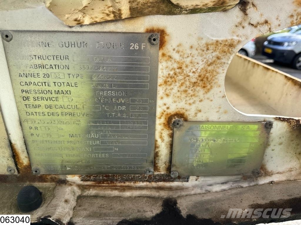 Maisonneuve gas 50.028 Liter, LPG GPL gas tank, Gaz, 1 Compart Tankopleggers