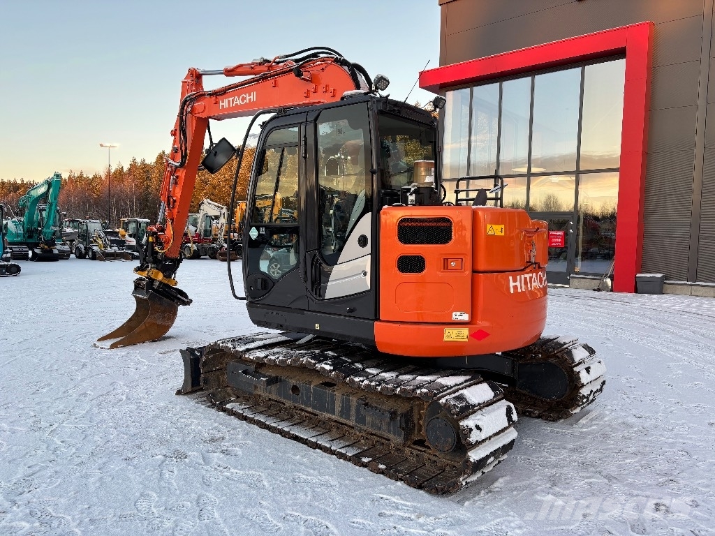 Hitachi ZX 85 US / Engcon, 600mm telat, 3 kauhaa Midikaivukoneet 7t - 12t