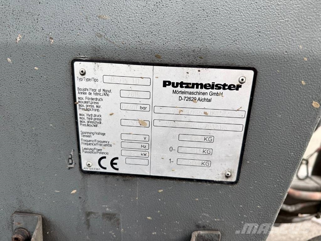Putzmeister P 715 TD Betonpumpen