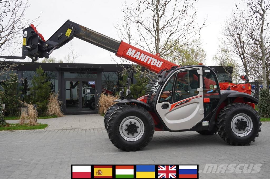 Manitou MT 730 H/ 7 m reach/ 3 t/ height 190 cm/ 2900 mth رافعة تلسكوبية