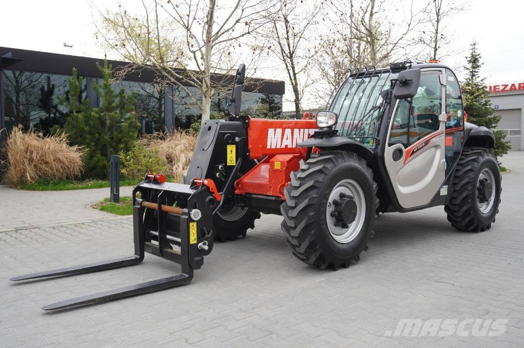 Manitou MT 730 H/ 7 m reach/ 3 t/ height 190 cm/ 2900 mth رافعة تلسكوبية