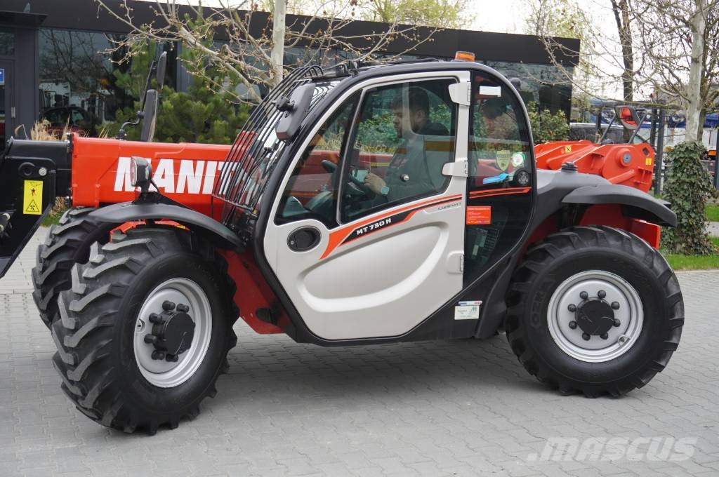 Manitou MT 730 H/ 7 m reach/ 3 t/ height 190 cm/ 2900 mth رافعة تلسكوبية