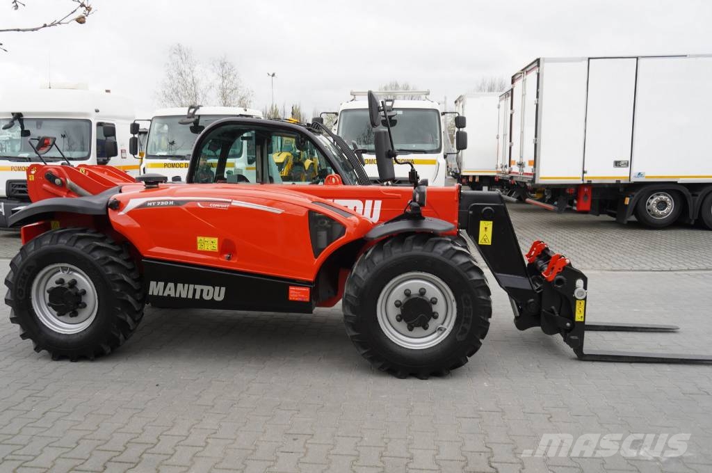 Manitou MT 730 H/ 7 m reach/ 3 t/ height 190 cm/ 2900 mth رافعة تلسكوبية