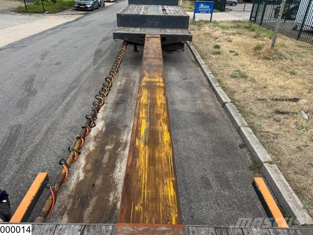 Nooteboom Lowbed 640 cm extendable, Hydraulic suspension Diepladers