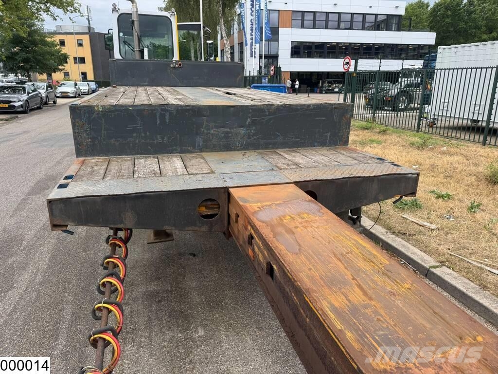 Nooteboom Lowbed 640 cm extendable, Hydraulic suspension Diepladers
