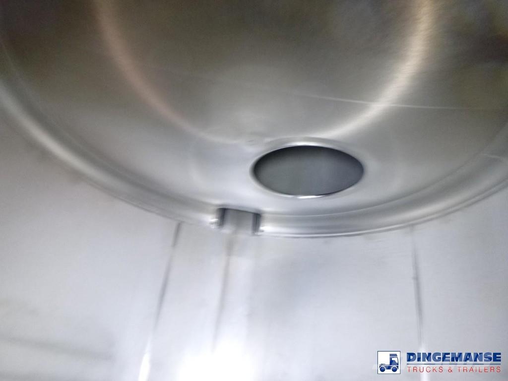 Parcisa Chemical tank inox L4BH 37.5 / 1 comp Poluprikolice cisterne