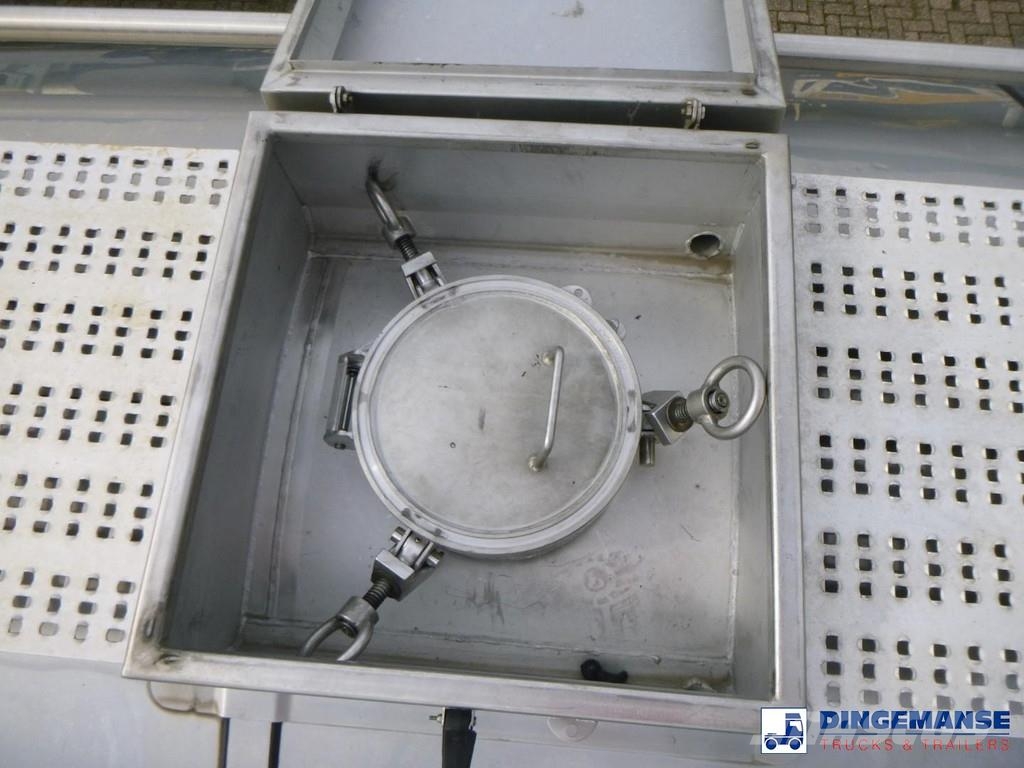 Parcisa Chemical tank inox L4BH 37.5 / 1 comp Poluprikolice cisterne