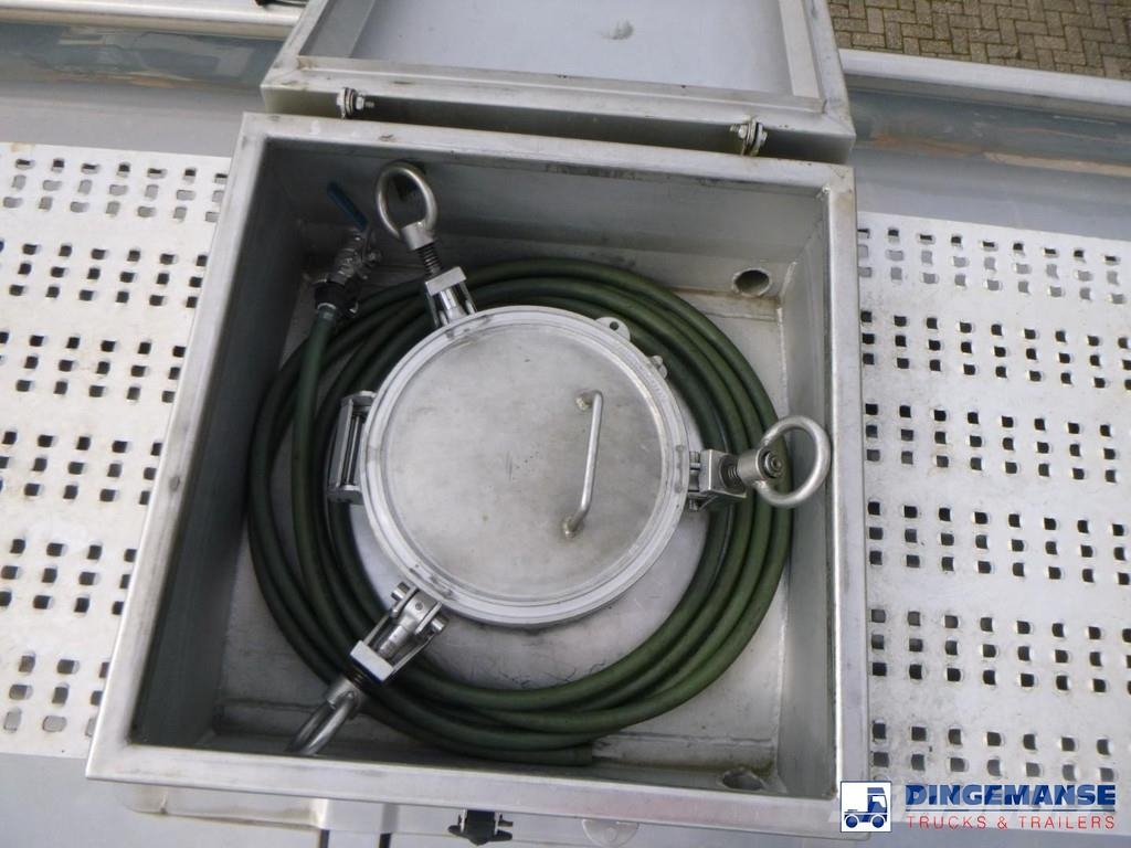 Parcisa Chemical tank inox L4BH 37.5 / 1 comp Poluprikolice cisterne