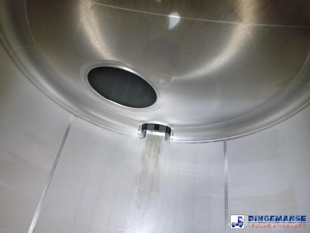 Parcisa Chemical tank inox L4BH 37.5 / 1 comp Poluprikolice cisterne