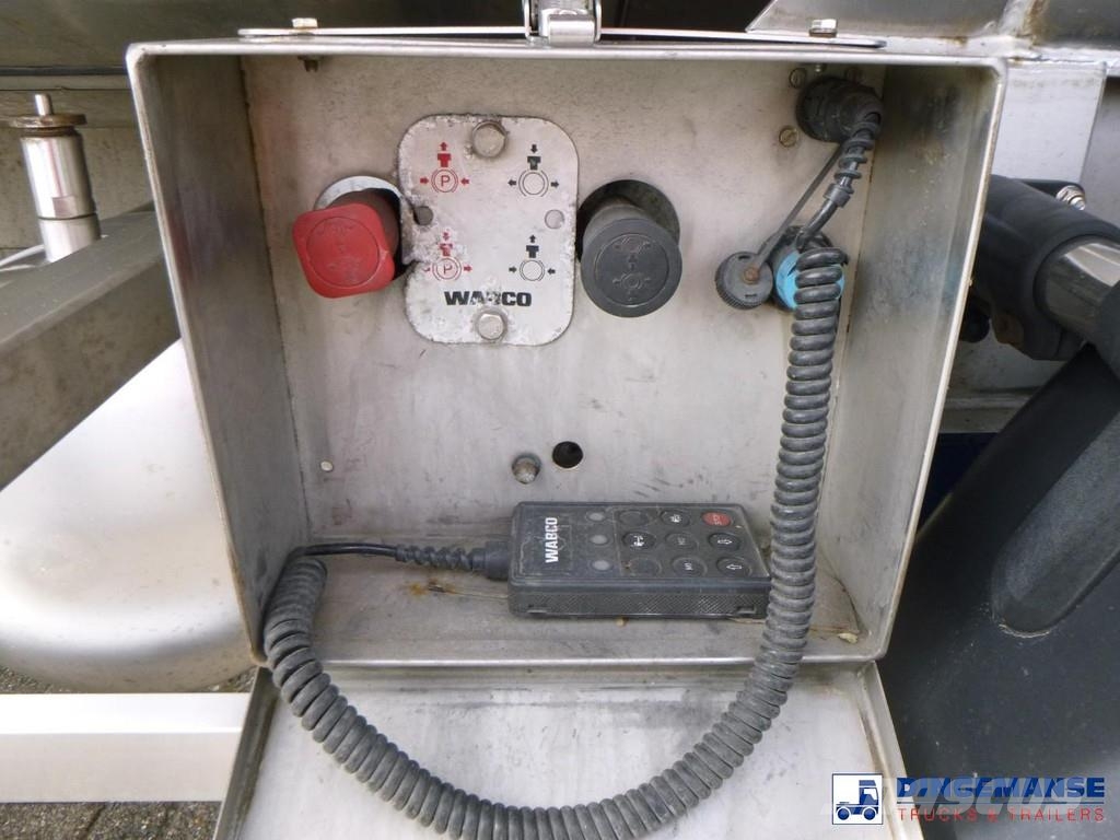 Parcisa Chemical tank inox L4BH 37.5 / 1 comp Poluprikolice cisterne