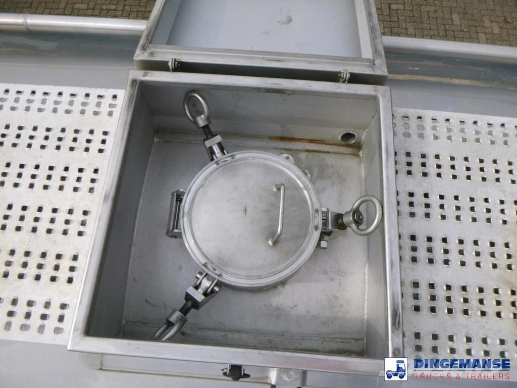 Parcisa Chemical tank inox L4BH 37.5 / 1 comp Poluprikolice cisterne