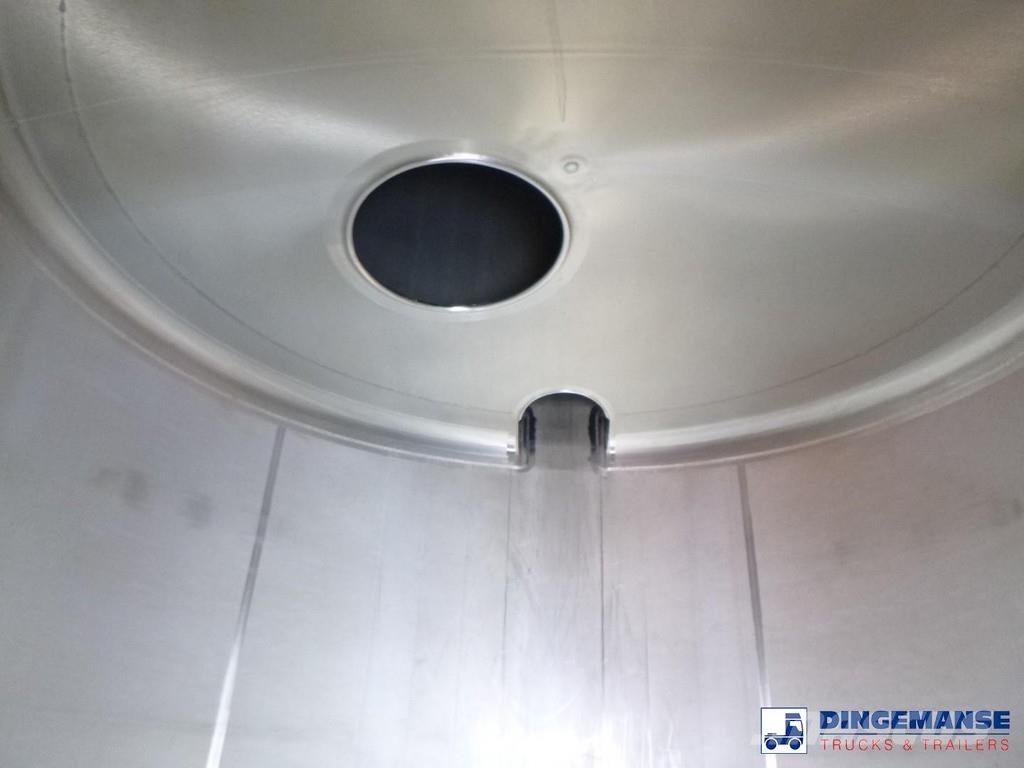Parcisa Chemical tank inox L4BH 37.5 / 1 comp Poluprikolice cisterne