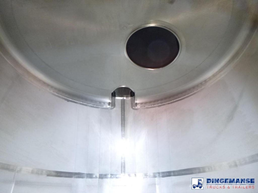 Parcisa Chemical tank inox L4BH 37.5 / 1 comp Poluprikolice cisterne