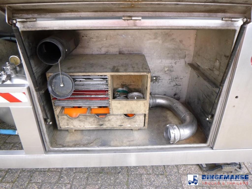 Parcisa Chemical tank inox L4BH 37.5 / 1 comp Poluprikolice cisterne