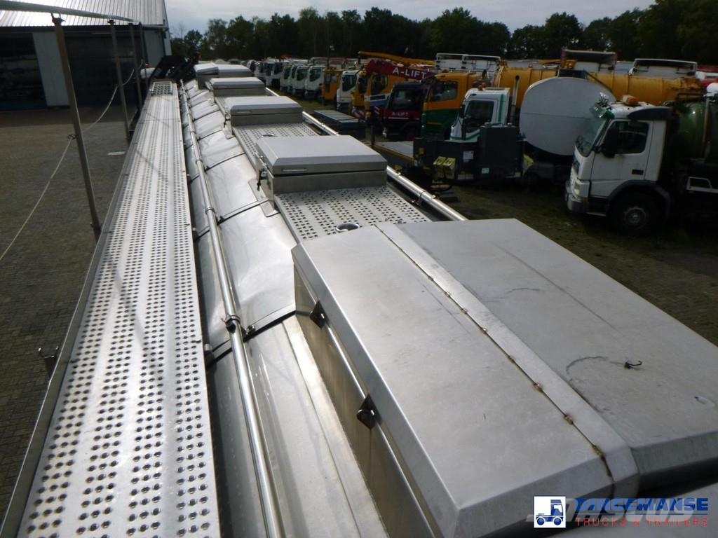 Parcisa Chemical tank inox L4BH 37.5 / 1 comp Poluprikolice cisterne