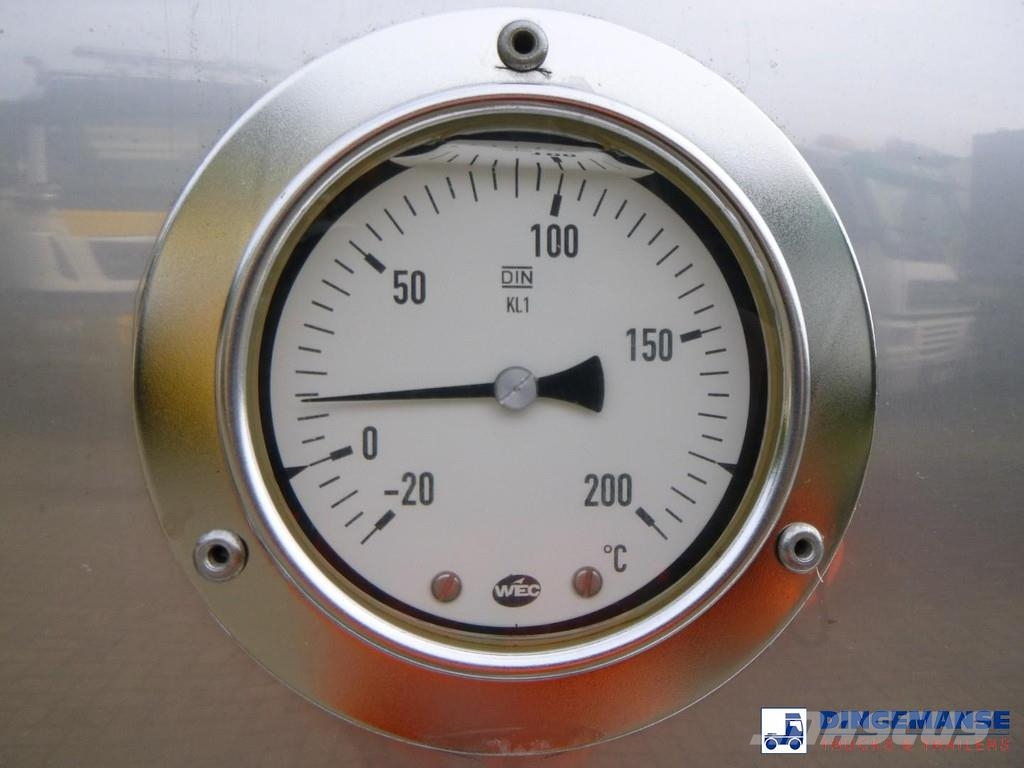 Parcisa Chemical tank inox L4BH 37.5 / 1 comp Poluprikolice cisterne
