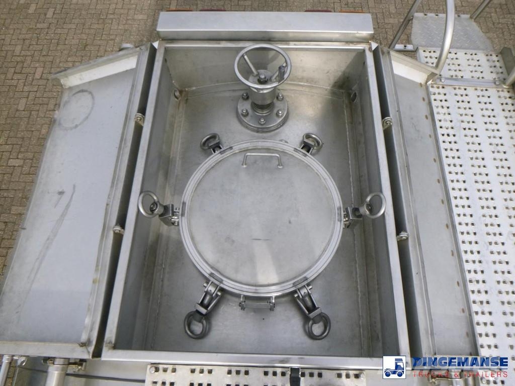 Parcisa Chemical tank inox L4BH 37.5 / 1 comp Poluprikolice cisterne