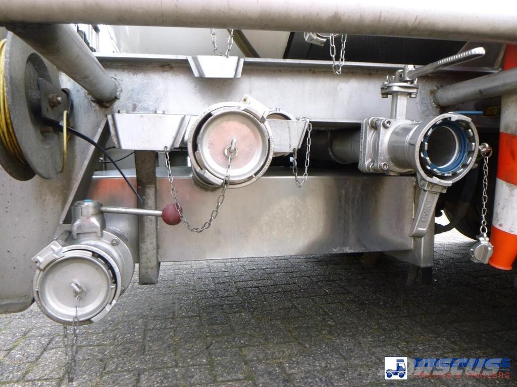 Parcisa Chemical tank inox L4BH 37.5 / 1 comp Poluprikolice cisterne