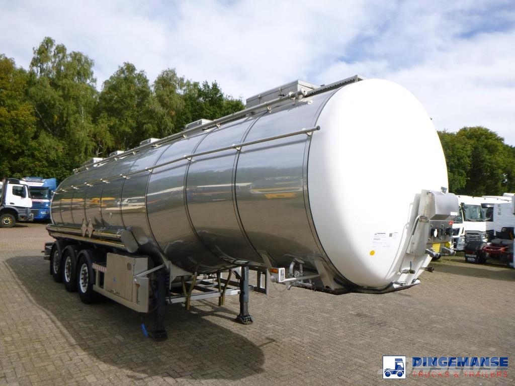 Parcisa Chemical tank inox L4BH 37.5 / 1 comp Poluprikolice cisterne