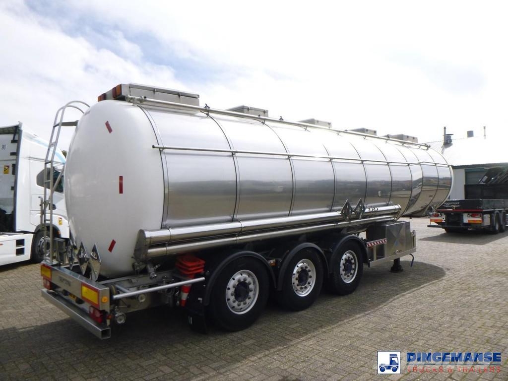 Parcisa Chemical tank inox L4BH 37.5 / 1 comp Poluprikolice cisterne