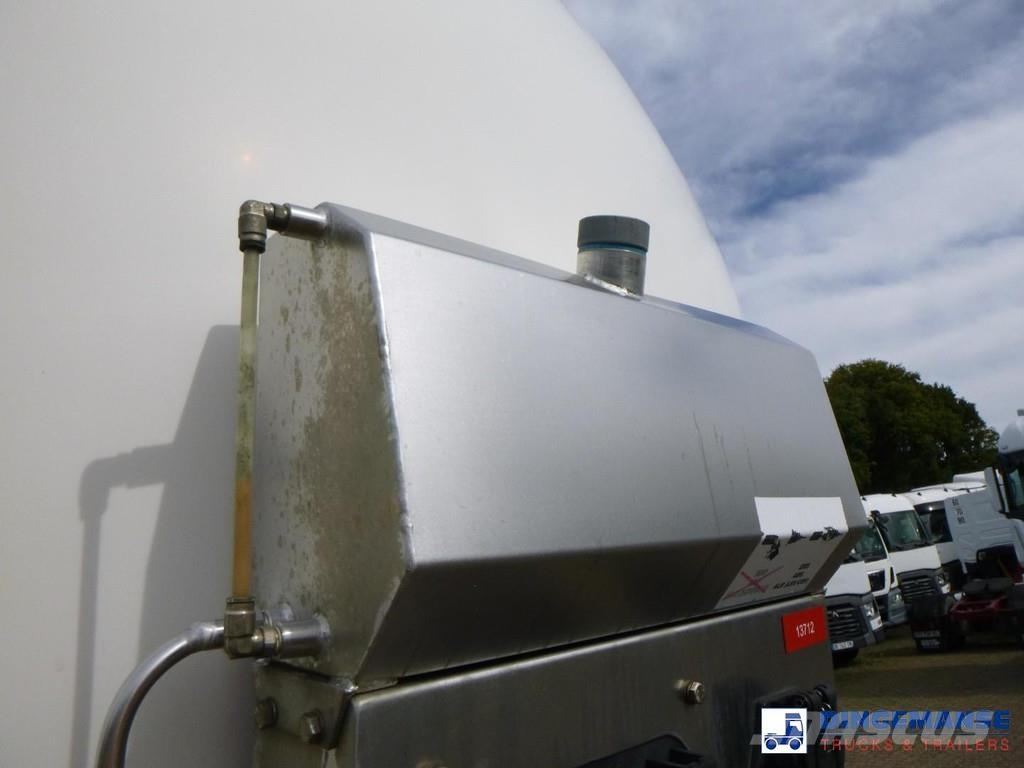 Parcisa Chemical tank inox L4BH 37.5 / 1 comp Poluprikolice cisterne