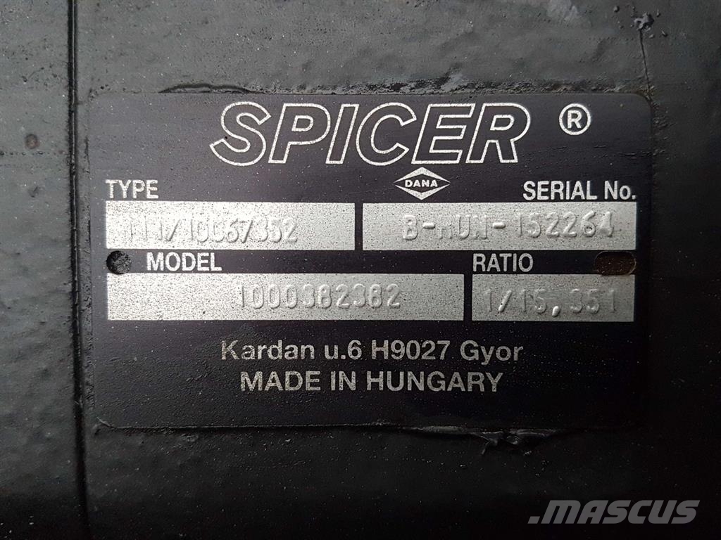 Wacker Neuson -Spicer Dana 111/10067352-Axle/Achse/As 軸