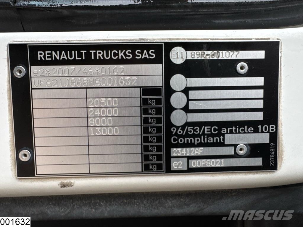 Renault D 19 320 EURO 6d, Bennes RCI Caminhões basculantes