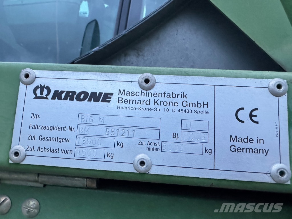 Krone Big M II Segadoras