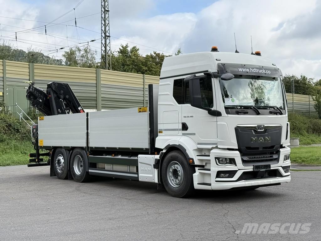 MAN TGS 26.520 MAN TGS 26.520 LL 6x2 Hiab 228-6 Kran Allterrängkranar