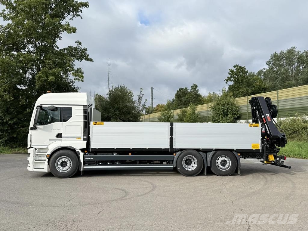 MAN TGS 26.520 MAN TGS 26.520 LL 6x2 Hiab 228-6 Kran Allterrängkranar