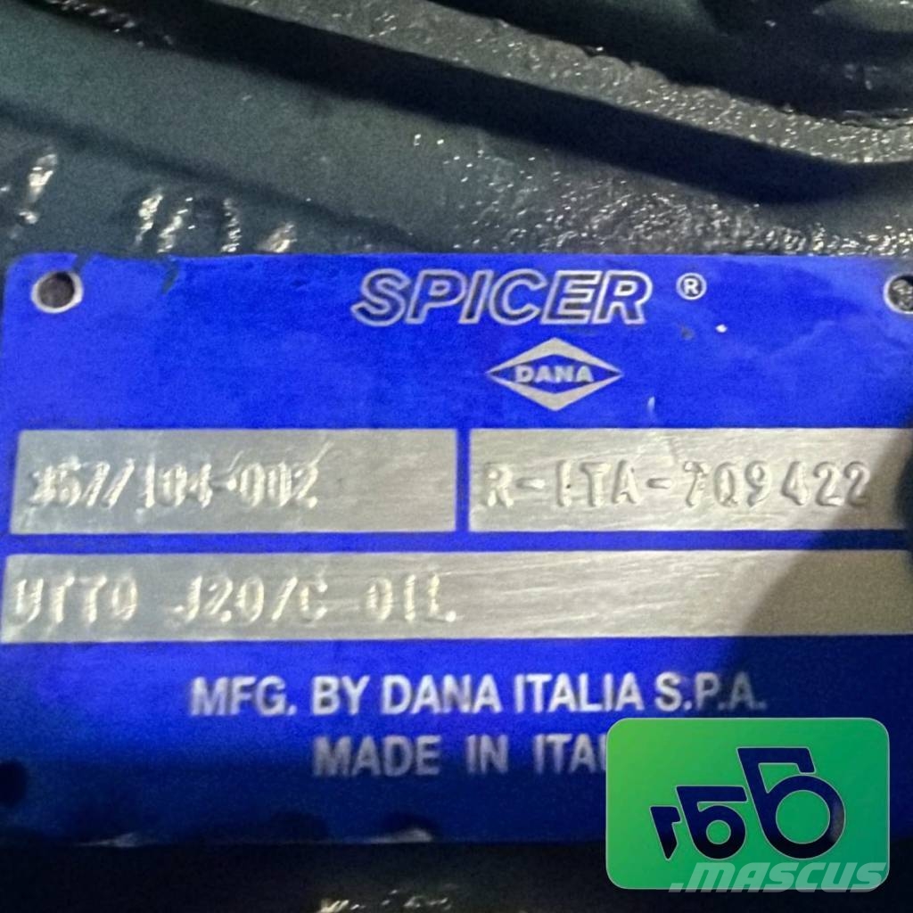 Dieci Runner 40.13 Transmission 357/104 Spicer Hydromotor A6VM80DA1/6 Mjenjač