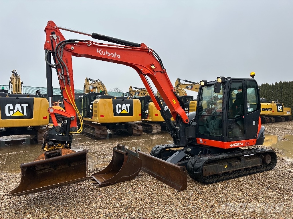 Kubota KX 080-4 ENGCON حفارات صغيرة أقل من 7 طن (حفارات صغيرة)