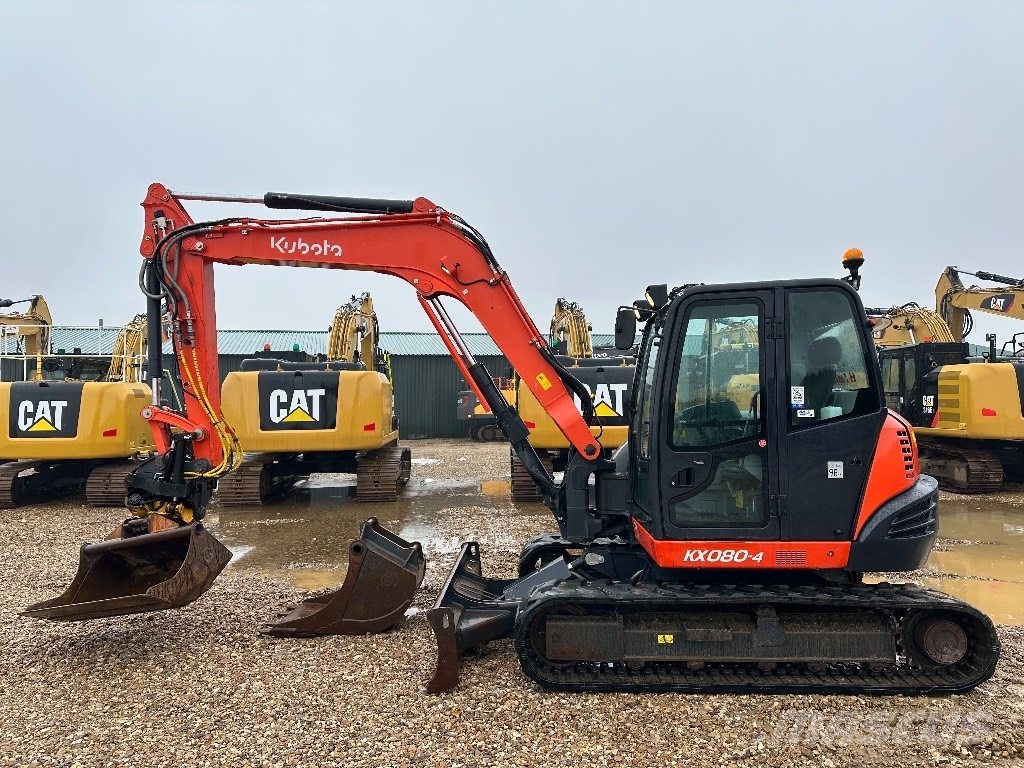 Kubota KX 080-4 ENGCON حفارات صغيرة أقل من 7 طن (حفارات صغيرة)