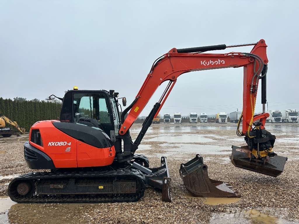 Kubota KX 080-4 ENGCON حفارات صغيرة أقل من 7 طن (حفارات صغيرة)