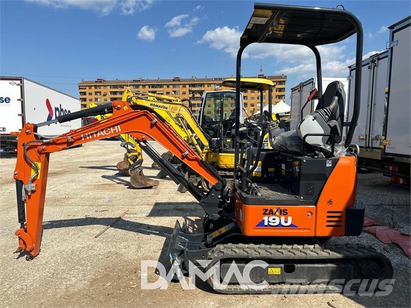 Hitachi ZX19U Mini ekskavatörler, 7 tona dek