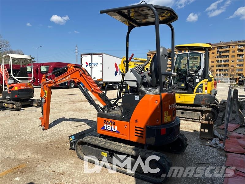 Hitachi ZX19U Mini ekskavatörler, 7 tona dek