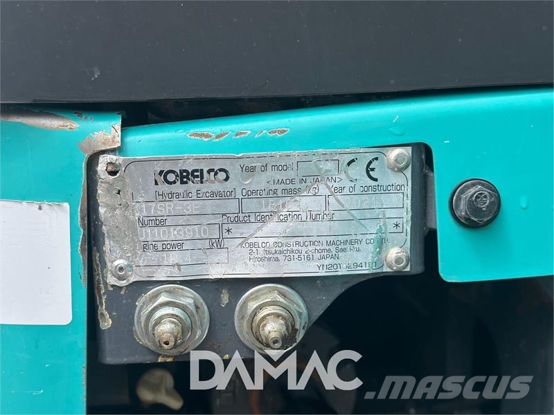 Kobelco SK17SR-3E Miniekskavaatorid < 7 t