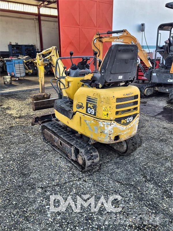 Komatsu PC09 Міні-екскаватори < 7т