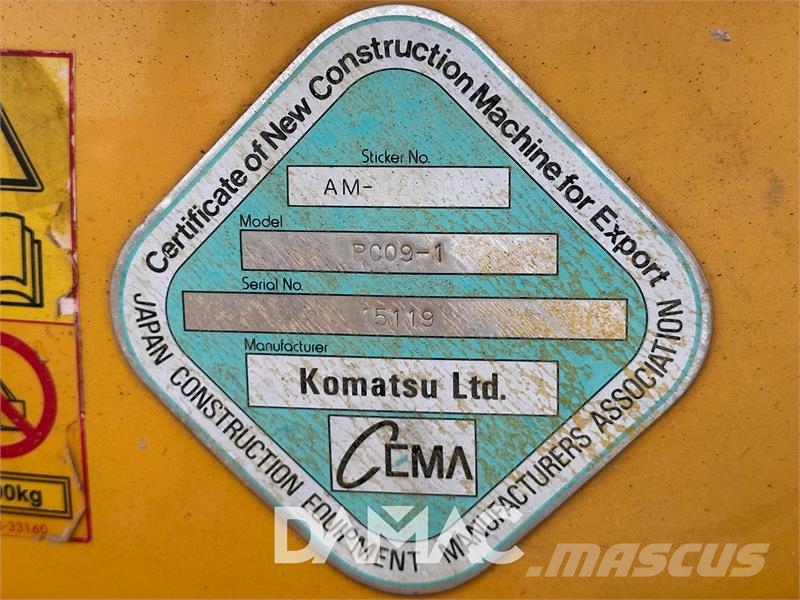 Komatsu PC09 Miniescavatori