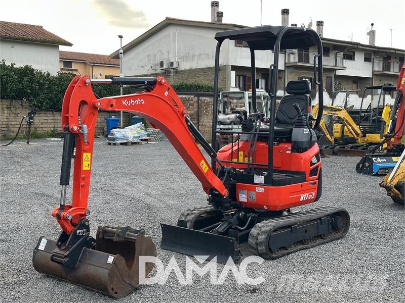 Kubota U17-3a Mini ekskavatörler, 7 tona dek