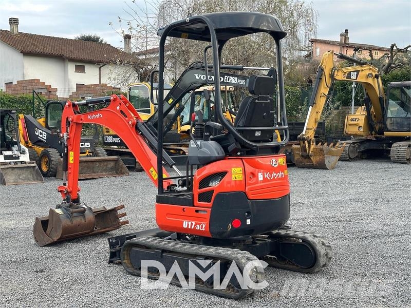Kubota U17-3a Mini ekskavatörler, 7 tona dek