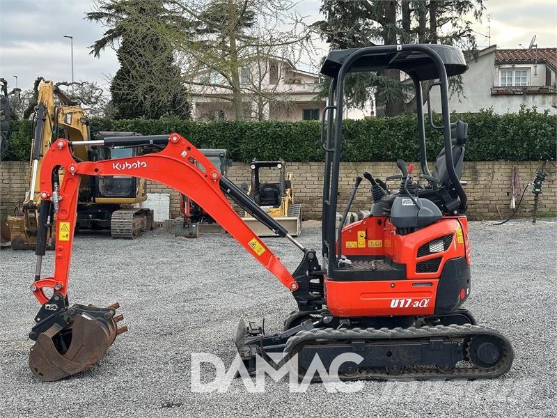 Kubota U17-3a Mini ekskavatörler, 7 tona dek
