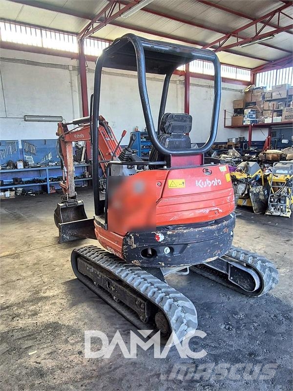 Kubota U20-3a Mini ekskavatörler, 7 tona dek