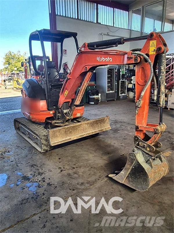 Kubota U20-3a Mini ekskavatörler, 7 tona dek
