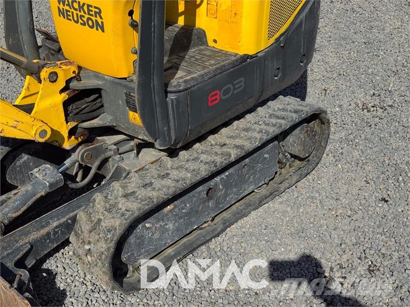 Wacker Neuson 803 Mini ekskavatörler, 7 tona dek