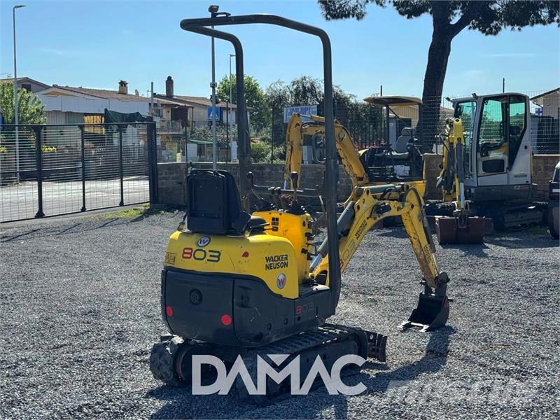 Wacker Neuson 803 Mini ekskavatörler, 7 tona dek