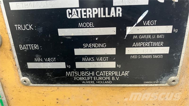 CAT EP16KT CAT EP16 El truck Camiones diesel